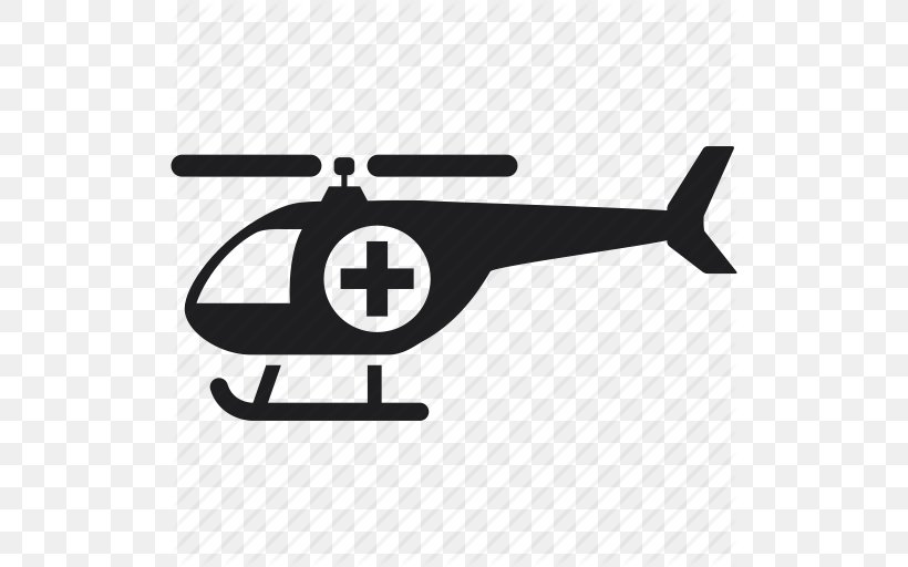 Helicopter Medicine, PNG, 512x512px, Helicopter, Air Medical Services, Air Travel, Aircraft, Black And White Download Free