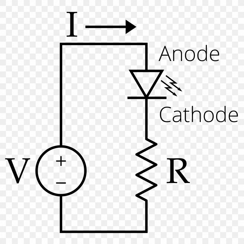 LED Circuit Wiring Diagram Circuit Diagram Light-emitting Diode Electrical Network, PNG, 1920x1920px, Led Circuit, Area, Black, Black And White, Circuit Diagram Download Free