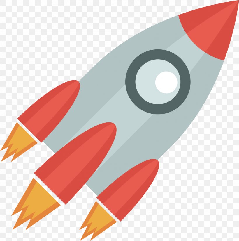 Rocket Flight Adobe Illustrator, PNG, 1781x1801px, Rocket, Cartoon, Flat Design, Flight, Orange Download Free