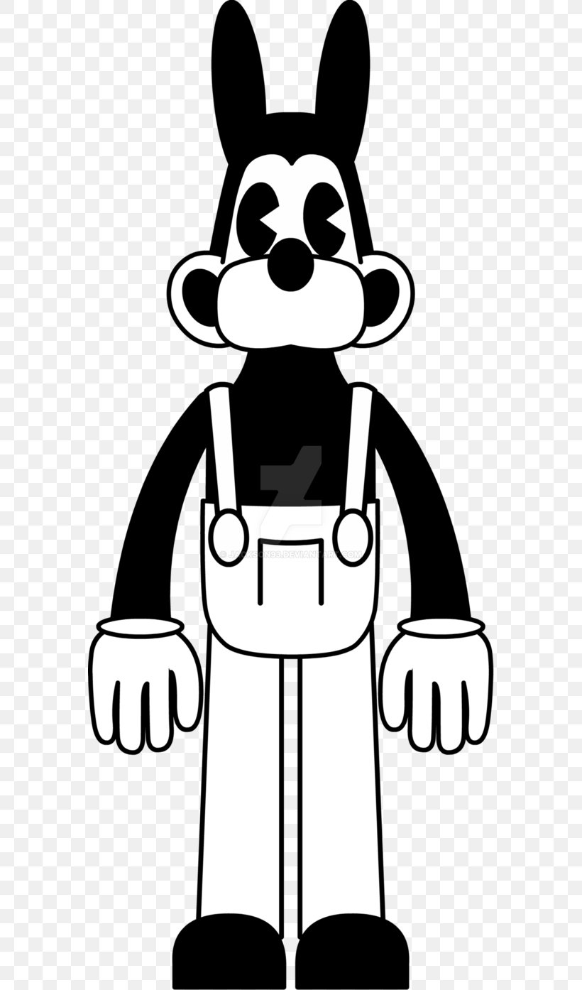 Bendy And The Ink Machine Drawing Black And White, PNG, 572x1394px, Bendy And The Ink Machine, Art, Artwork, Black, Black And White Download Free
