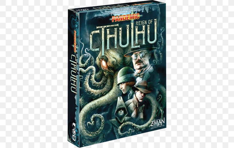 Z-Man Games Pandemic: Reign Of Cthulhu Kingsport Filosofia, PNG, 520x520px, Pandemic, Board Game, Catan, Cthulhu, Cthulhu Mythos Deities Download Free