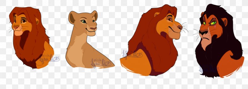 The Lion King Simba Zira Kion, PNG, 1024x369px, Lion, Big Cats, Carnivoran, Cartoon, Cat Like Mammal Download Free