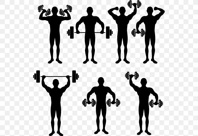 Physical Exercise Physical Fitness Stretching Silhouette, PNG, 546x565px, Physical Exercise, Arm, Black And White, Bodybuilding, Drawing Download Free