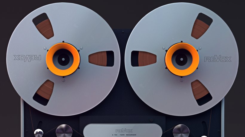 Revox Tape Recorder Compact Cassette Reel-to-reel Audio Tape Recording Studer, PNG, 1887x1061px, Watercolor, Cartoon, Flower, Frame, Heart Download Free