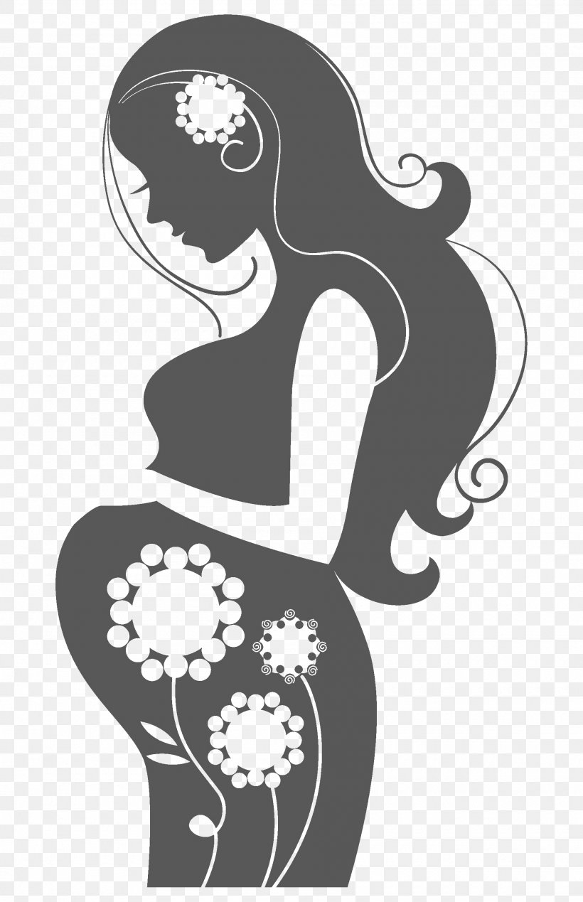 Pregnancy Silhouette Woman Clip Art, PNG, 1900x2941px, Watercolor, Cartoon, Flower, Frame, Heart Download Free