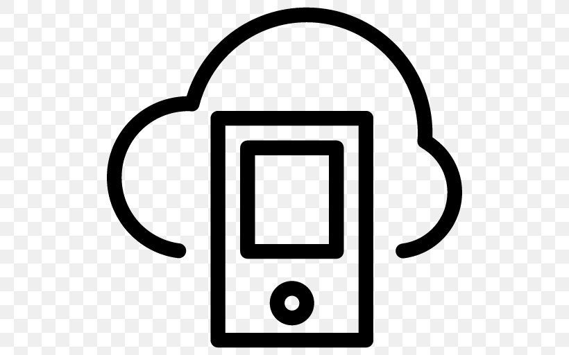 Cloud Computing Mobile Phones Smartphone Remote Backup Service, PNG, 512x512px, Cloud Computing, Area, Black And White, Brand, Cloud Communications Download Free