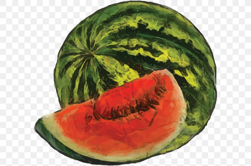 Watermelon Watercolor Painting Fruit, PNG, 600x545px, Watermelon, Auglis, Citrullus, Cucumber Gourd And Melon Family, Food Download Free