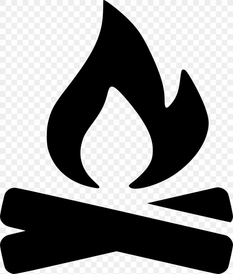 Campfire Logo Clip Art Flame Bonfire, PNG, 834x980px, Campfire, Blackandwhite, Bonfire, Camping, Cdr Download Free
