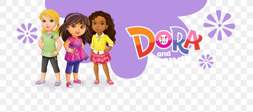 We Love To Dance! (Dora And Friends) Nickelodeon Nick Jr. Image, PNG, 1536x680px, Watercolor, Cartoon, Flower, Frame, Heart Download Free