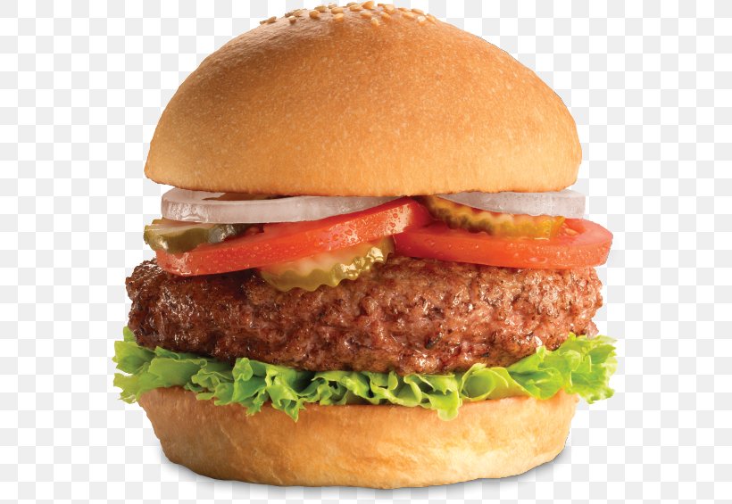 Hamburger Veggie Burger Buffalo Burger French Fries Fuddruckers, PNG, 572x565px, Hamburger, American Food, Breakfast Sandwich, Buffalo Burger, Bun Download Free