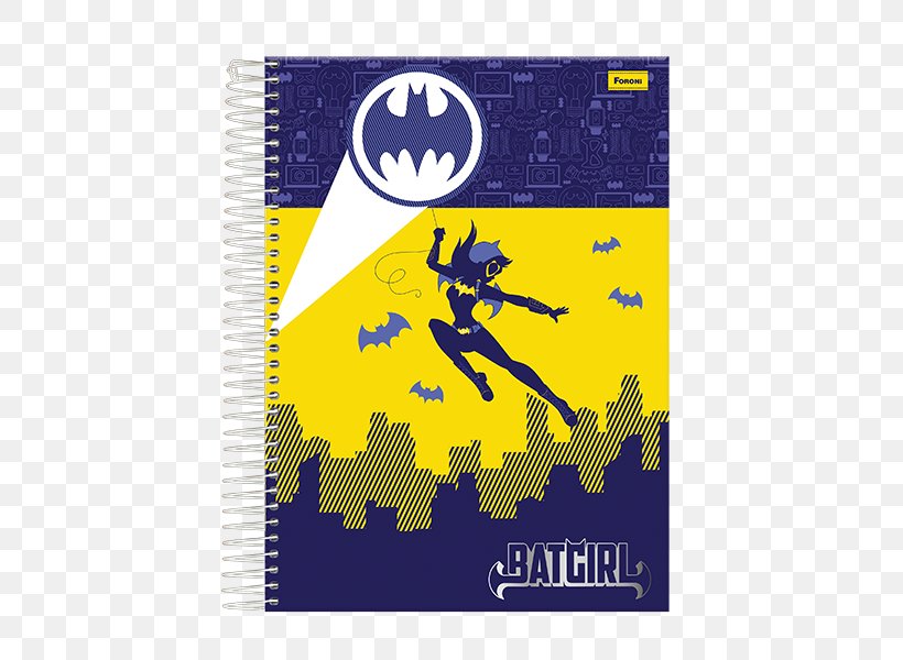 Notebook Batgirl Supergirl Superhero Paper, PNG, 486x600px, Notebook, Batgirl, Batman, Brand, Dc Comics Download Free