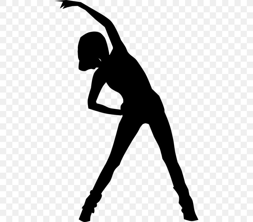 Aerobics Aerobic Exercise Clip Art, PNG, 466x720px, Aerobics, Aerobic Exercise, Aerobic Gymnastics, Arm, Black And White Download Free