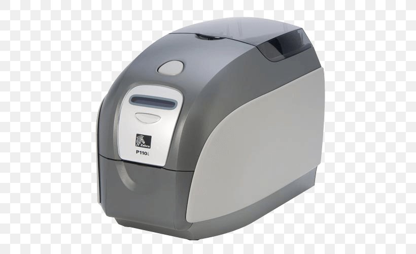 Card Printer Zebra Technologies Thermal-transfer Printing Dye-sublimation Printer, PNG, 500x500px, Card Printer, Barcode, Dyesublimation Printer, Electronic Device, Encoder Download Free