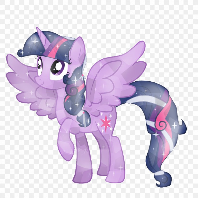 Pony Twilight Sparkle Princess Luna Winged Unicorn Equestria, PNG, 1000x1000px, Pony, Animal Figure, Art, Cartoon, Deviantart Download Free