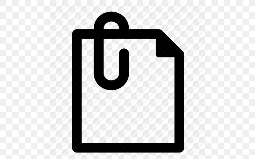 Email Attachment Computer File, PNG, 512x512px, Email Attachment, Apple Icon Image Format, Area, Black And White, Brand Download Free