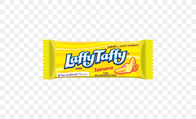 Laffy Taffy Banana Flavor Candy, PNG, 500x500px, Taffy, Airheads, Banana, Banana Bread, Banana Split Download Free