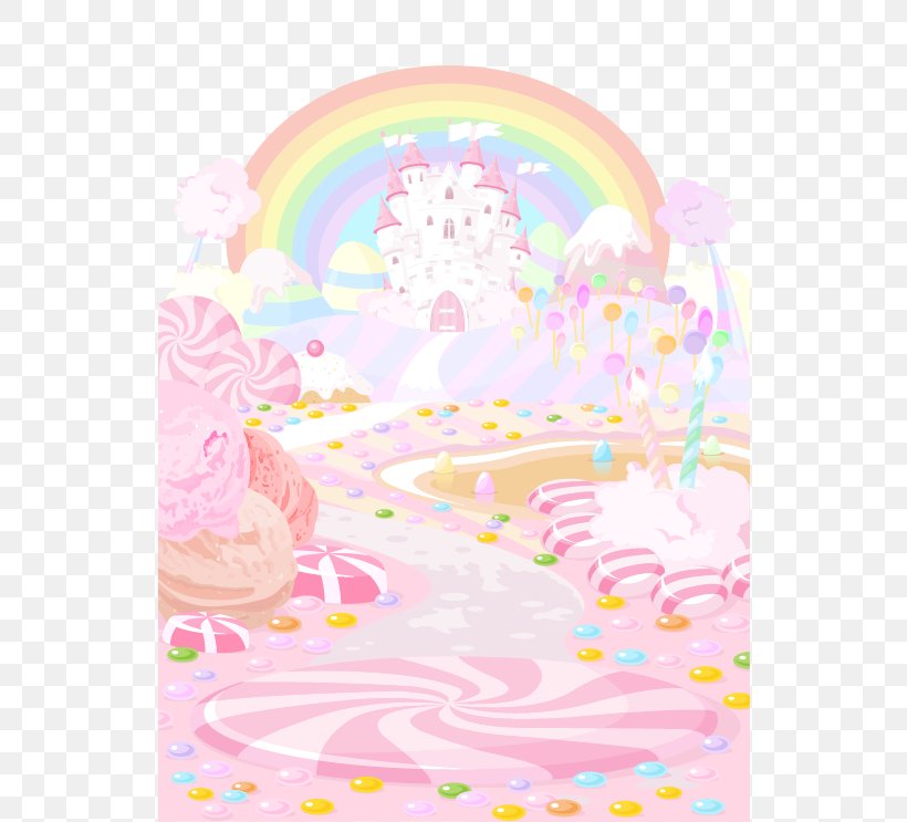 Candy Land Lollipop Cupcake Dessert, PNG, 536x743px, Ice Cream, Art, Cake, Candy, Cupcake Download Free