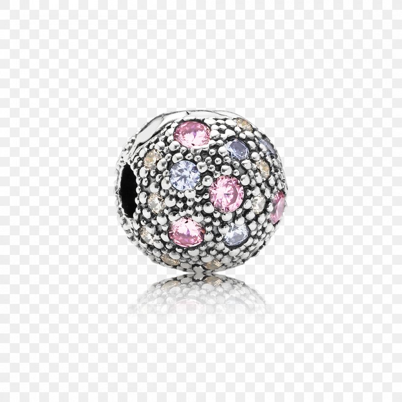 Earring Pandora Charm Bracelet Charms & Pendants Silver, PNG, 1000x1000px, Earring, Bead, Blue, Body Jewelry, Bracelet Download Free