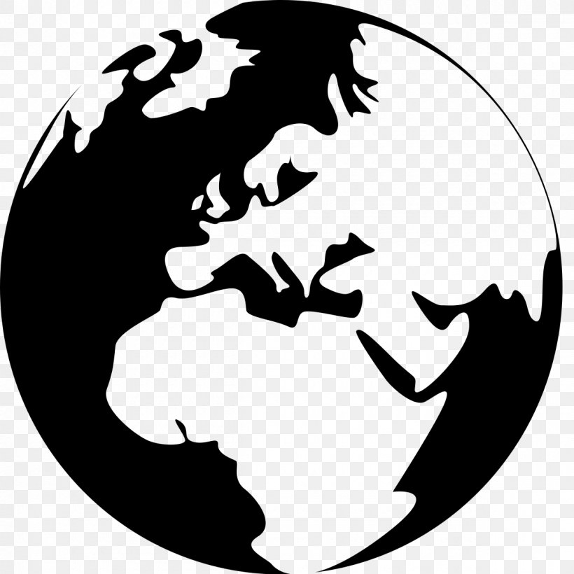 Globe Internet Web Design Earth, PNG, 1200x1200px, Globe, Art, Artwork, Black, Black And White Download Free