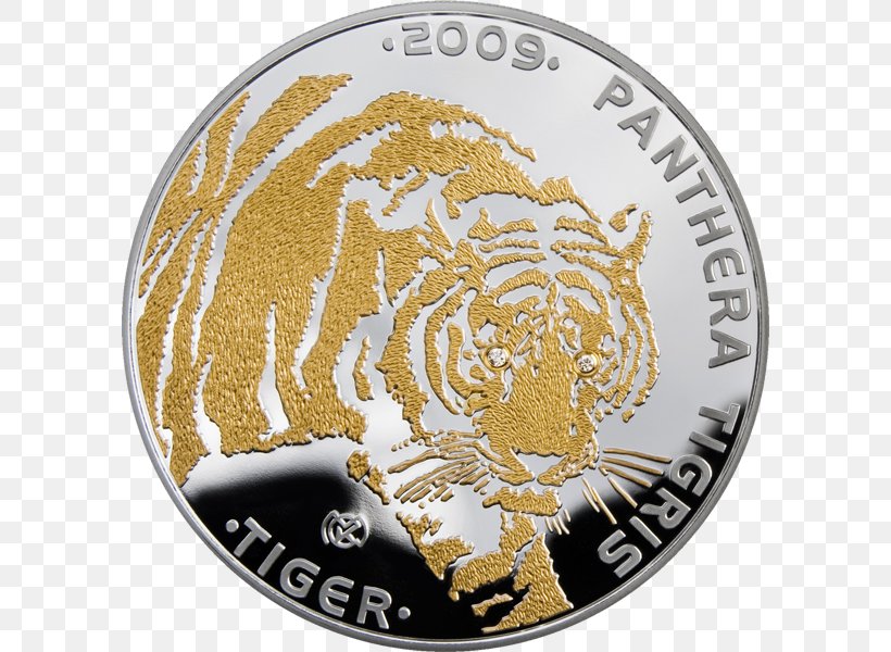 Kazakhstan Gold Coin Silver Coin, PNG, 596x600px, Kazakhstan, Badge, Caspian Tiger, Coin, Endangered Species Download Free