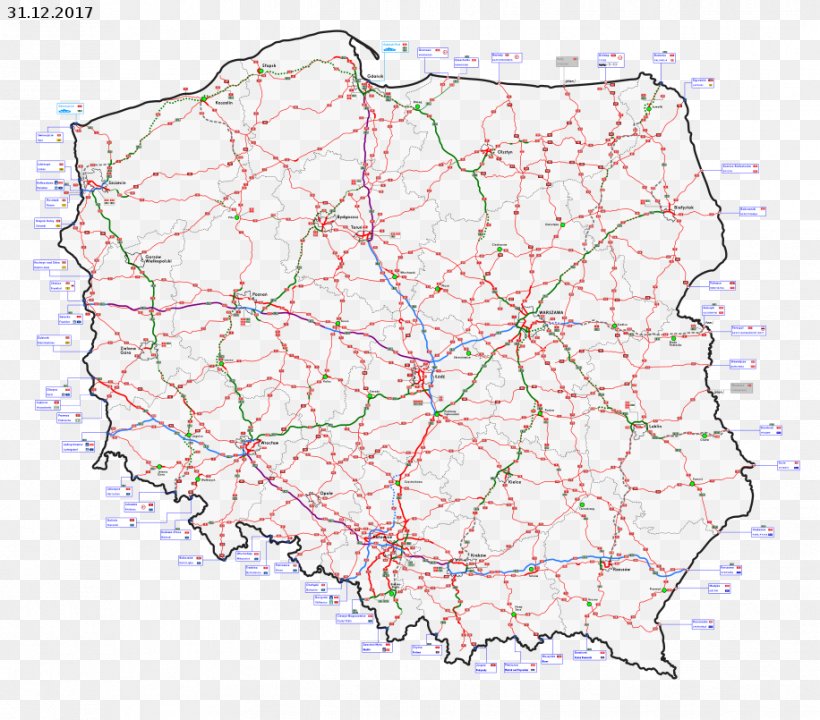 National Road In Poland Trunk Road Wikivoyage, PNG, 916x805px, Poland, Area, Controlledaccess Highway, Highway, Map Download Free