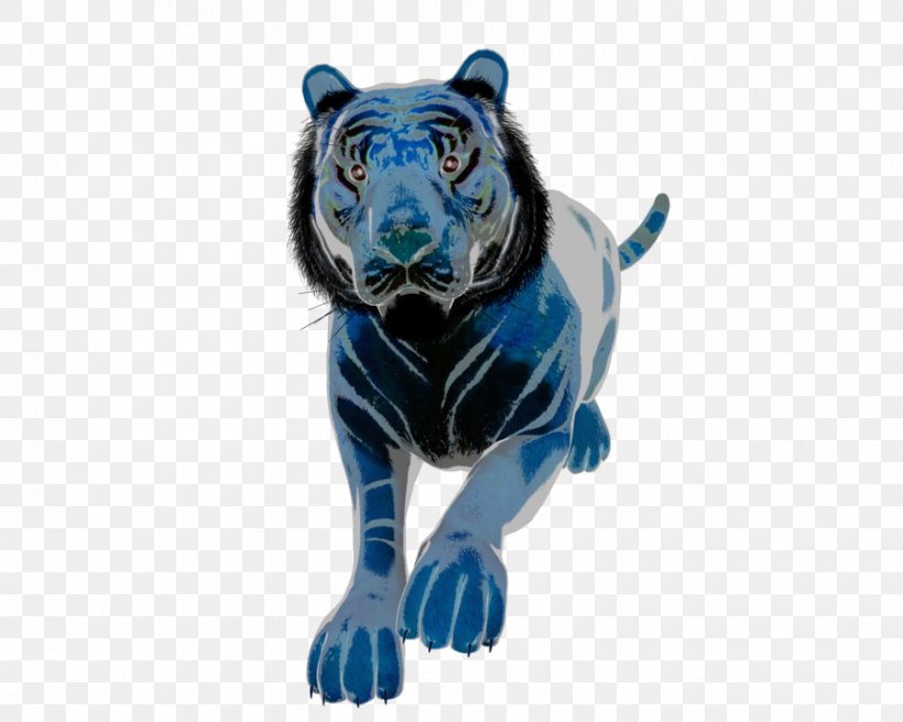 Tiger Cobalt Blue Wildlife Terrestrial Animal, PNG, 900x720px, Tiger, Animal, Big Cats, Black Panther, Blue Download Free