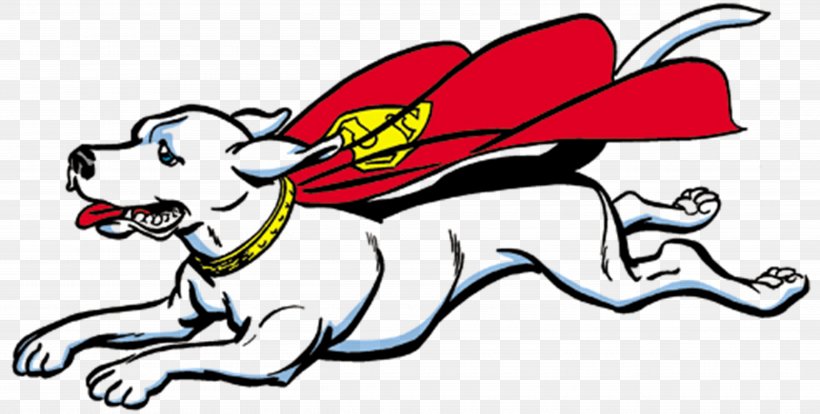 Dog Superman Superboy Ace The Bat-Hound Krypto, PNG, 5000x2529px, Dog, Ace The Bathound, Animal Figure, Art, Artwork Download Free