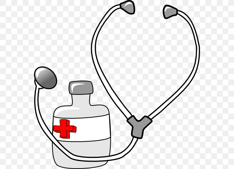 Stethoscope Medicine Nursing Clip Art, PNG, 582x595px, Watercolor, Cartoon, Flower, Frame, Heart Download Free