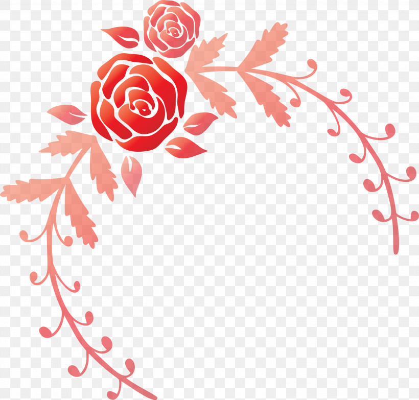 Rose Frame Flower Frame Wedding Frame, PNG, 3000x2868px, Rose Frame, Flower, Flower Frame, Ornament, Pedicel Download Free