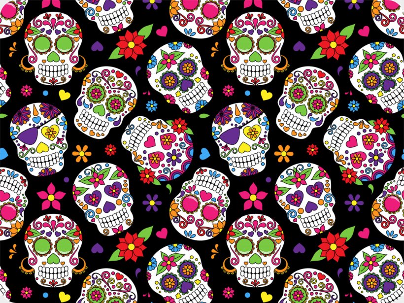 Calavera Day Of The Dead Skull Clip Art, PNG, 4800x3600px, Calavera, Candy, Creative Market, Day Of The Dead, Gift Download Free