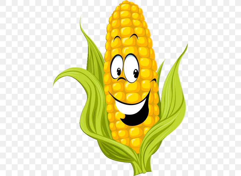 Corn On The Cob Maize Sweet Corn Clip Art, PNG, 460x600px, Corn On The Cob, Cartoon, Cereal, Commodity, Field Corn Download Free