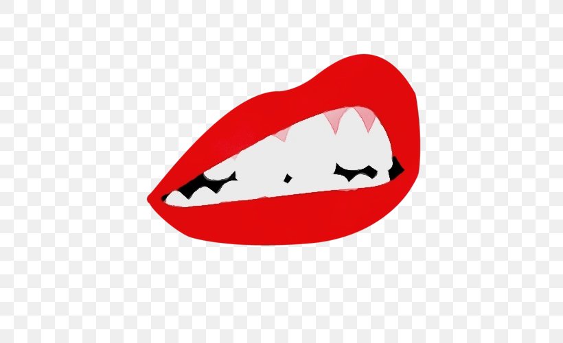 Red Lip Mouth Logo Carmine, PNG, 500x500px, Watercolor, Carmine, Lip, Logo, Mouth Download Free