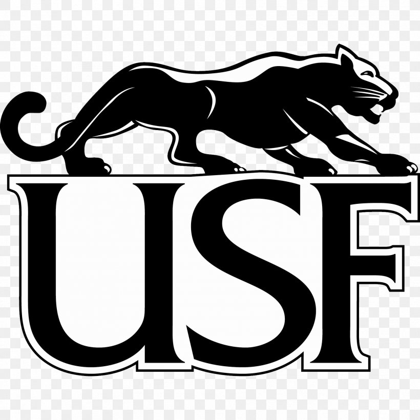 University Of Sioux Falls Sioux Falls Cougars Football South Florida Bulls Football University Of South Florida St. Cloud State University, PNG, 1811x1811px, University Of Sioux Falls, American Football, Art, Big Cats, Black Download Free