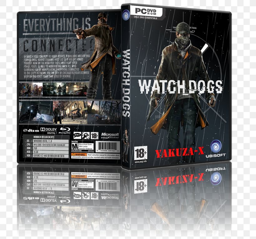 Watch Dogs PC Game Electronics Video Game, PNG, 768x768px, Watercolor, Cartoon, Flower, Frame, Heart Download Free