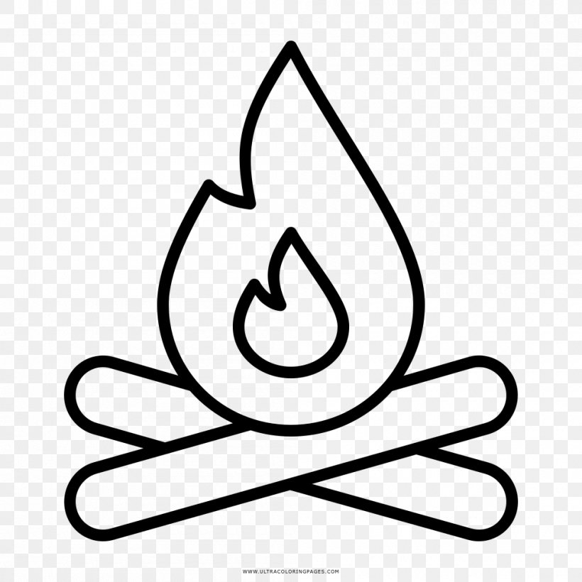 Drawing Coloring Book Bonfire Black And White Ausmalbild, PNG, 1000x1000px, Drawing, Area, Ausmalbild, Black And White, Bonfire Download Free