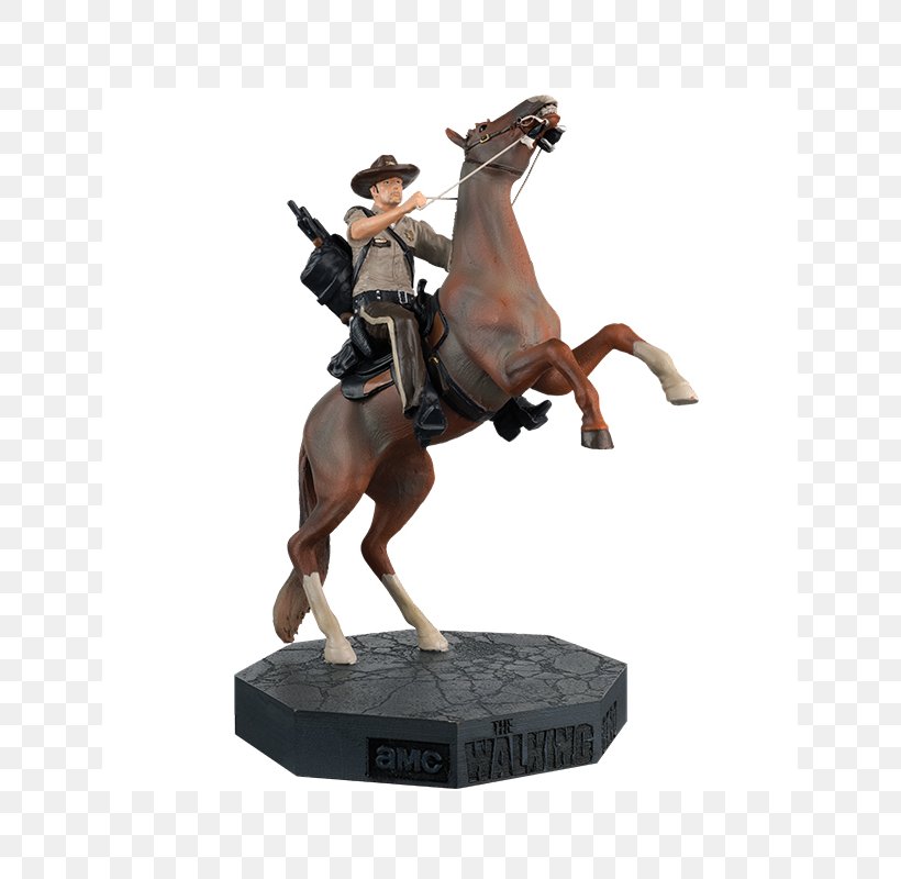 Rick Grimes Figurine Horse AMC Television, PNG, 800x800px, Rick Grimes, Action Toy Figures, Amc, Andrew Lincoln, Bronze Sculpture Download Free