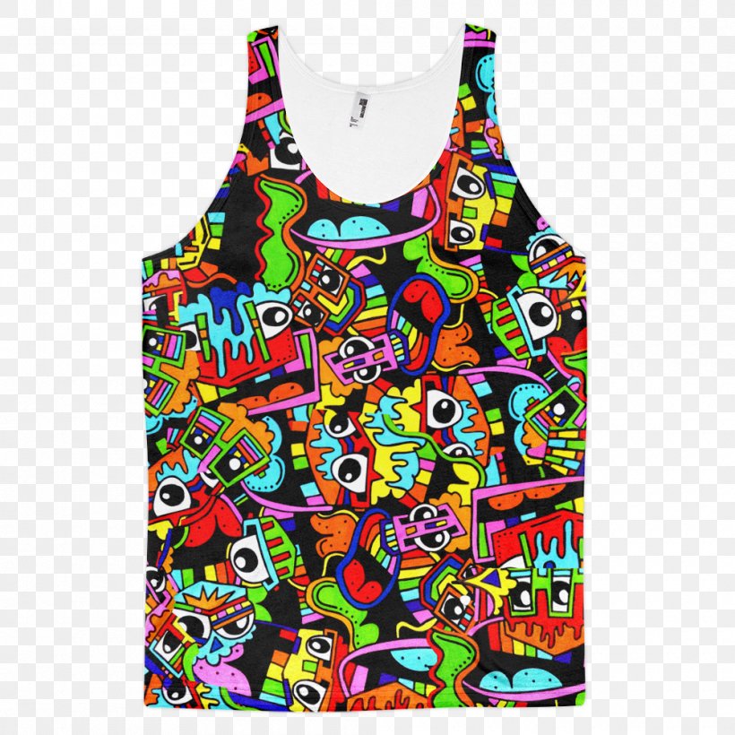 T-shirt Clothing Dress Sleeveless Shirt Hoodie, PNG, 1000x1000px, Watercolor, Cartoon, Flower, Frame, Heart Download Free