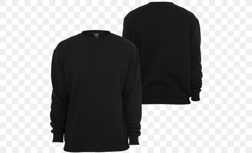 Long-sleeved T-shirt Long-sleeved T-shirt Sweater Bluza, PNG, 500x500px, Tshirt, Active Shirt, Black, Bluza, Cotton Download Free