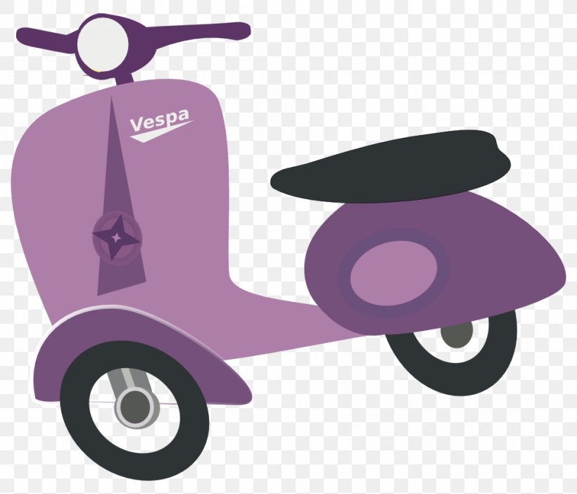 Scooter Piaggio Vespa GTS Clip Art, PNG, 999x856px, Scooter, Automotive Design, Free Content, Magenta, Moped Download Free