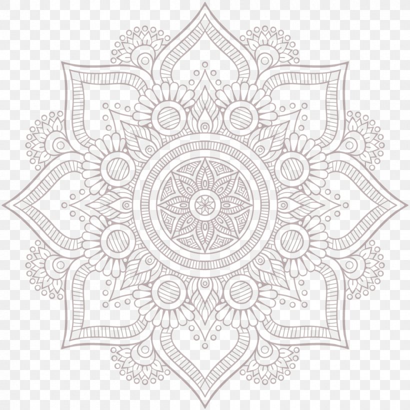 Mandala Paper Art Therapy Bridesmaid Dress Pen, PNG, 1200x1200px, 5 August, Mandala, Area, Art Therapy, Black And White Download Free