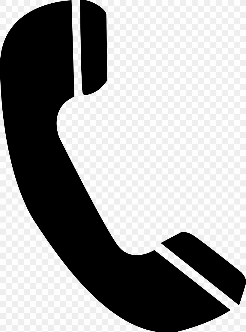 Telephone Handset Clip Art, PNG, 3333x4490px, Telephone, Black, Black And White, Brand, Drawing Download Free