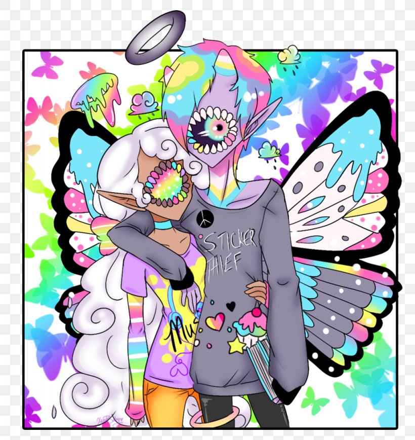 Graphic Design Art, PNG, 1024x1085px, Art, Artwork, Butterfly, Cartoon, Character Download Free