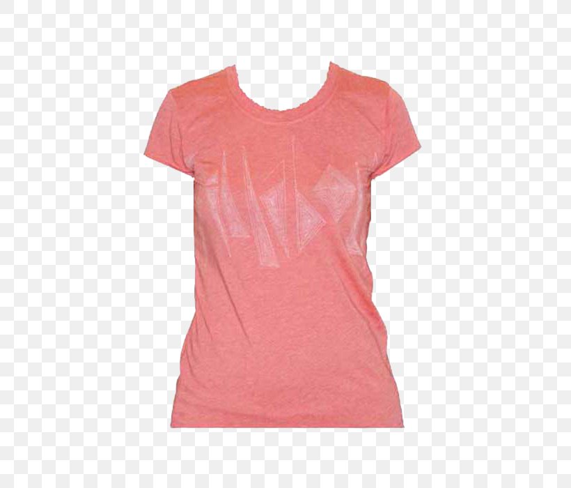 T-shirt Shoulder Sleeve Pink M, PNG, 700x700px, Tshirt, Active Shirt, Clothing, Neck, Peach Download Free