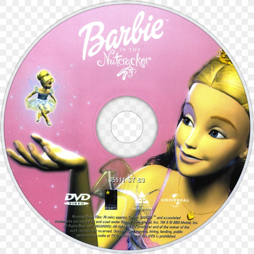 Barbie In The Nutcracker Compact Disc DVD, PNG, 1000x1000px, Barbie In The Nutcracker, Album, Album Cover, Barbie, Barbie A Perfect Christmas Download Free