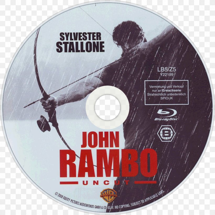 Blu-ray Disc John Rambo DVD YouTube, PNG, 1000x1000px, Bluray Disc, Brand, Compact Disc, Dvd, Extended Edition Download Free