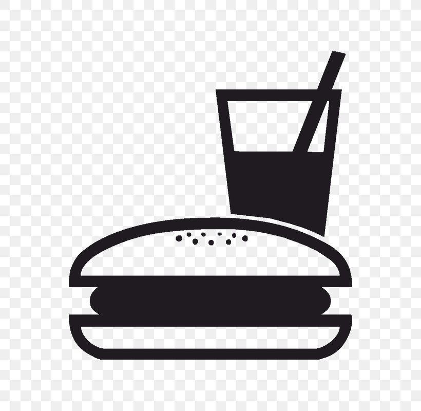 Fast Food Breakfast Lunch Dinner, PNG, 800x800px, Fast Food, Area, Black And White, Brand, Breakfast Download Free