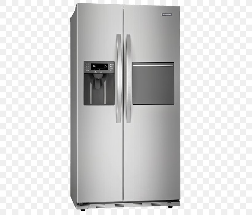 Refrigerator Stainless Steel Electrolux Ice Makers, PNG, 700x700px, Refrigerator, Autodefrost, Beko, Cooking Ranges, Electrolux Download Free