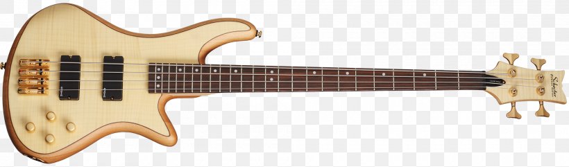 Schecter Guitar Research Stiletto Custom-4 Bass Bass Guitar Musical Instruments, PNG, 2000x590px, Watercolor, Cartoon, Flower, Frame, Heart Download Free