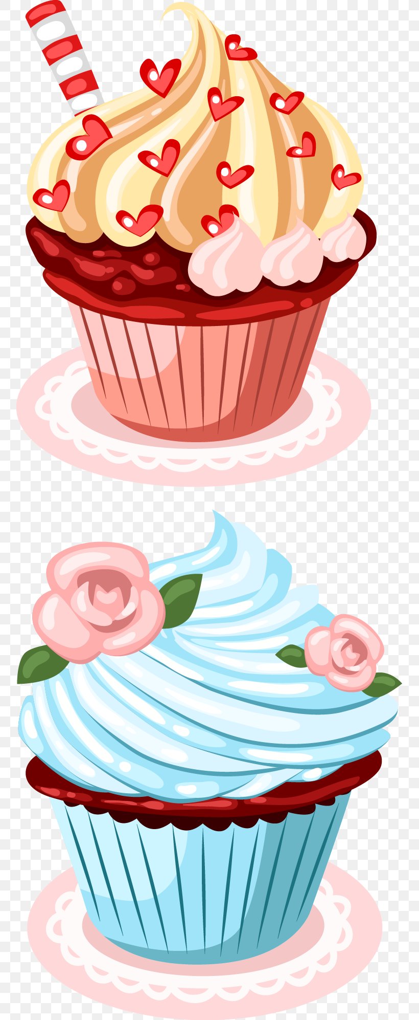 Cupcake Birthday Cake Greeting Card Wish, PNG, 755x1993px, Cupcake, Baking, Baking Cup, Birthday, Birthday Cake Download Free