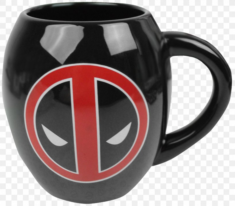 Mug Deadpool Spider-Man Marvel Comics Cup, PNG, 1110x974px, Mug, Cup, Deadpool, Drinkware, Glass Download Free